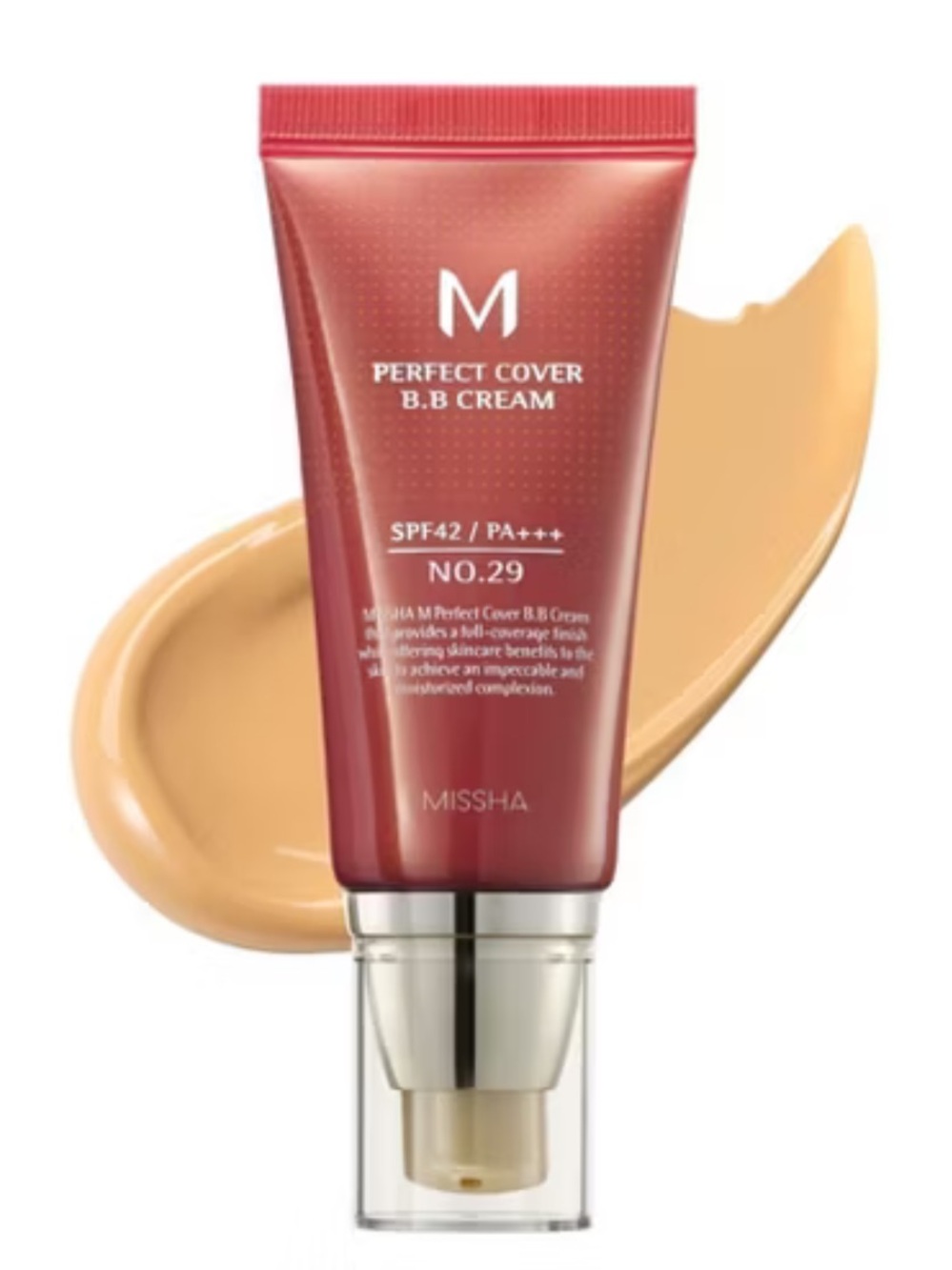Missha M Perfect Cover BB cream in no.29 (Caramel Beige)